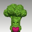 broccoli.jpg Archivo STL Brócoli bonito - San Valentín・Modelo para descargar y imprimir en 3D