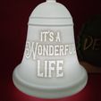 IMG_20240130_173649688.jpg It's A Wonderful Life Everytime A Bell Rings CHRISTMAS BELL ORNAMENT TEALIGHT