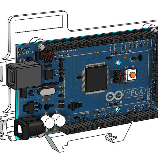 Descargar archivo STL gratis GHLTEC ARDUINO MEGA ELECTRONIC MODULAR ...
