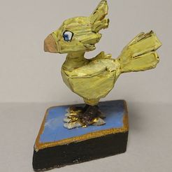 Low poly Chocobo