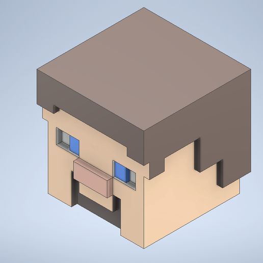 🎮 Minecraft Steve - Isometric 3D Model (Articulated/Static)・ 3D File ...