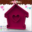 50-casita-con-corazon-80mm.jpg House with heart cookie cutter - house with heart cookie cutter
