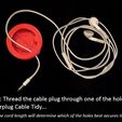 step1_display_large.jpg Earplug Cable Tidy-  Protects Earplugs and secures the cable