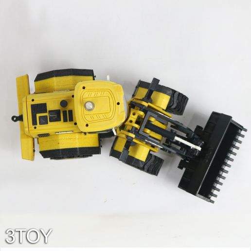 JCBL 純金プレート2g 3点セット 🚜 JCB LOADER 455ZX - FULL FUNCTION 3D PRINTED RC LOADER KIT
