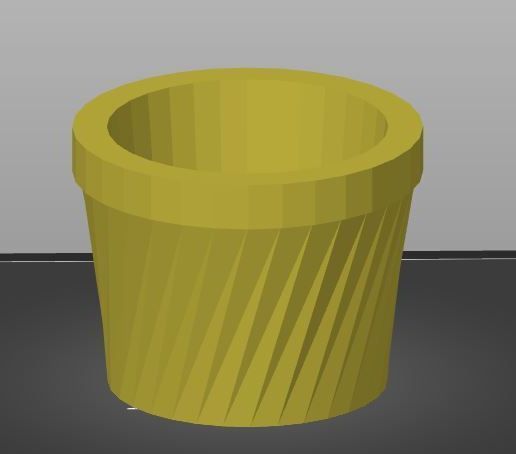 Simple pot 3D model