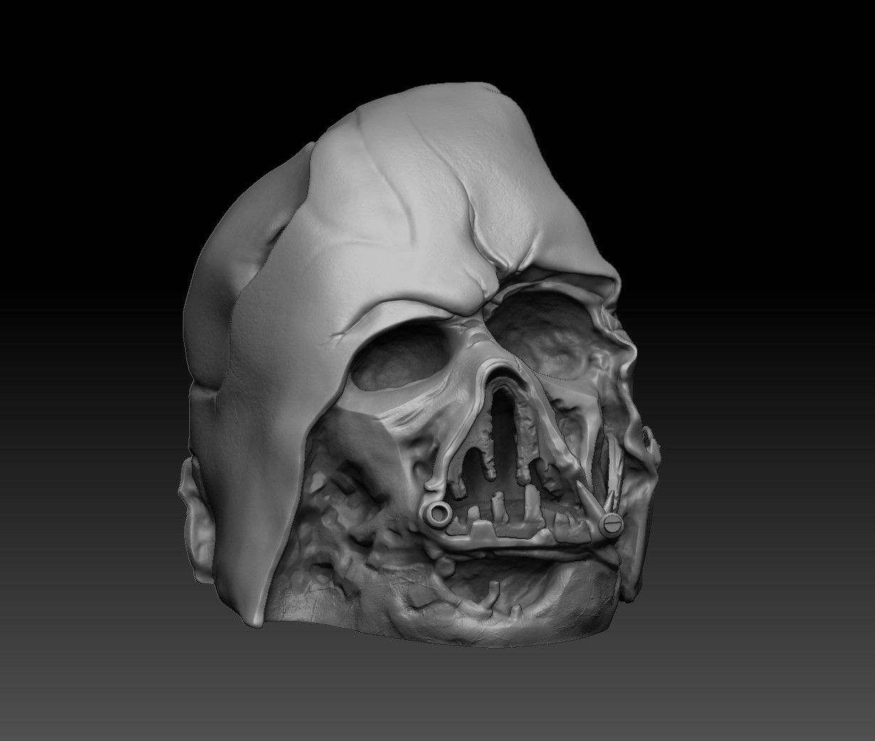 DV_Melted_Mask_20.jpg Fichier OBJ gratuit Darth Vader Masque fondu・Modèle imprimable en 3D à télécharger, diegoripp