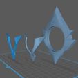 Snezhnaya_hydro_vision_3dprint.jpg genshin Arlecchino pyro vision stl files for 3D print