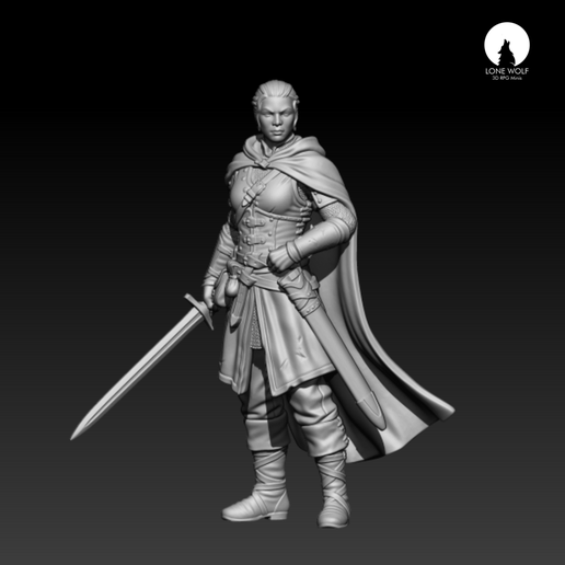Female human fighter