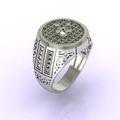 44-1-4mm-1.30mm.jpg Download file Gents Ring - STL READY • 3D print template, tuttodesign