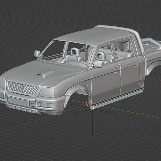 👽 Mitsubishi L200 1/10th RC bodywork・ STL File for 3D printing・Cults