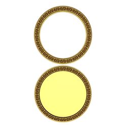 6565656.jpg STL file Photo frame stl/Mirror Frame stl file/Carved Frame printre/Round frame stl/cnc frame・Template to download and 3D print