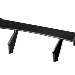 124_carrera_porsche_911_GT3_RSR_rear_wing.jpg STL file Replacement rear wing Carrera D124 Porsche 911 GT3 RSR・3D printable model to download