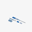 02_ALL_PARTS.png BindBench A5 Bookbinding Punching Cradle & Spacing Kit