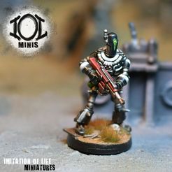 MINIATURES 3D-Datei B4-RY der Roboter・3D-druckbare Vorlage zum herunterladen