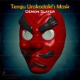 2.jpg Sakonji Urokodaki Mask from Demon Slayer - Fan Art for cosplay 3D print model