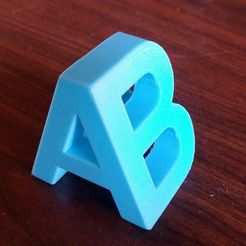 1bb9b4322971a97c43f1dca9564d999b_display_large.jpg Free STL file A/B・3D printing design to download