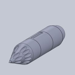 B-8M1.jpg STL-Datei 1/9th Scale B-8M1 Rocket Pod kostenlos・3D-Druck-Idee zum Herunterladen