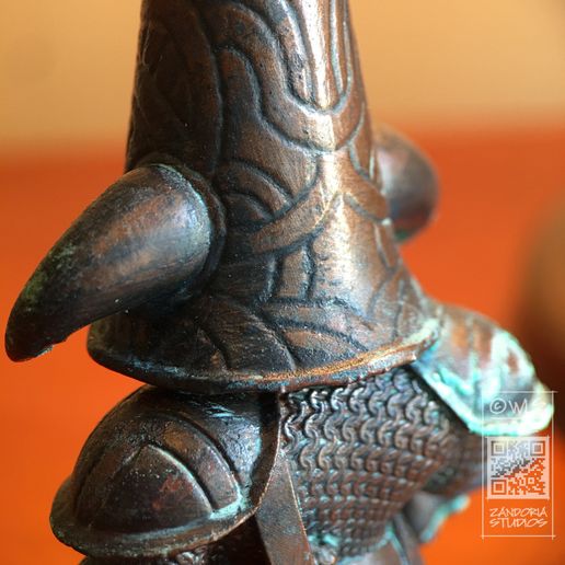 Photo-May-19,-5-31-28-PM.jpg Gnome with Axe, Fantasy Tabletop RPG Miniature or Garden Gnome Statue
