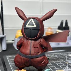 鱿鱼游戏 皮卡丘 口袋妖怪