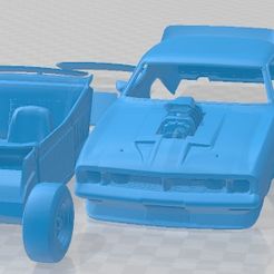 Ford-XB-Pursuit-Partes-1.jpg 3D file Ford XB Pursuit Printable Car・3D printer design to download