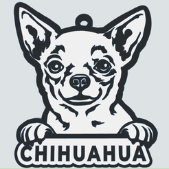 chihuahua-tinker.png Fichier STL gratuit Porte-clés Chihuahua・Design imprimable en 3D à télécharger