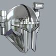 helmet2.jpg The Mandalorian Paz Vizsla Heavy infantry helmet 3D print model