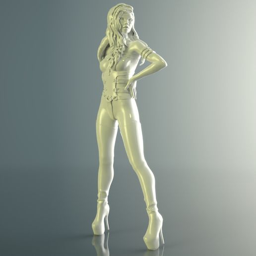 Latex woman 3D model