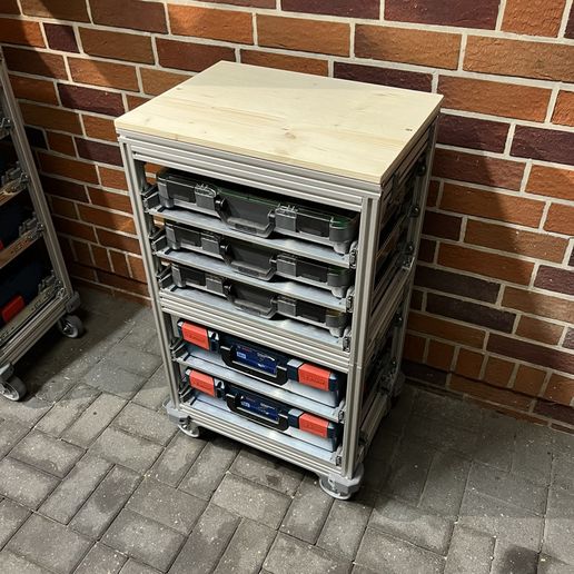 📦 3030 Universal Tool Box Rack・ STL File for 3D printing・Cults