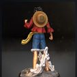 04luffy vertical04.jpg Luffy - One Piece for 3d print model