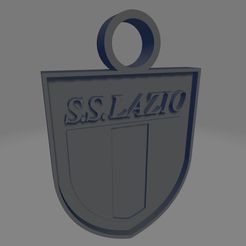 SS-Lazio.jpg STL file SS Lazio Keychain・3D printing model to download