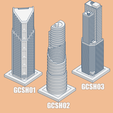 GreebleCity05Skyscrapers1-3.png GreebleCity Set 05: Skyscrapers and High-rises