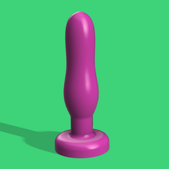 Toy-1.png Fichier STL gratuit Baby Pear Butt Plug (90mm X 20-25mm)・Objet pour imprimante 3D à télécharger