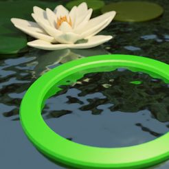 Fish_Feeder.jpg Free STL file Floating Fish Feeder for an Aquarium / Fish Pond / Fountain・3D printer design to download