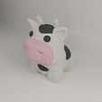 0001.png Cow piggy bank!  (Print-in-place, no supports needed)