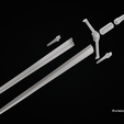 Medieval-Obi-Wan-Sword-Exploded-Plain.png Bartok Medieval Obi-Wan Ep 3 Lightsaber Sword - 3D Print Files