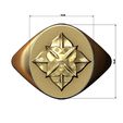 S-R1-03.JPG Corola Blumen Rosette Oval Siegelring