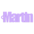 martin.stl pack of name key rings (100 names)