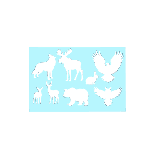 animal silhouette templates
