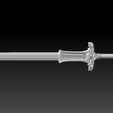Preview11.jpg Atlantean Sword - Real Size - Conan The Barbarian 3D print model
