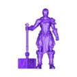 HumanBarbarianGalt54.stl Galt - Human Barbarian Character STL