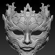 M1.jpg Gothic Ornate Metal Mask Masquerade