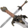 Preview001.jpg Conan Sword - Real Size - Conan The Barbarian 3D print model