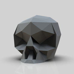 untitled.214.png Skull lowpoly