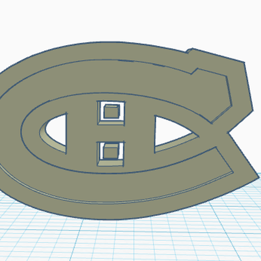 Montreal Canadiens Logo Hockey 3D model