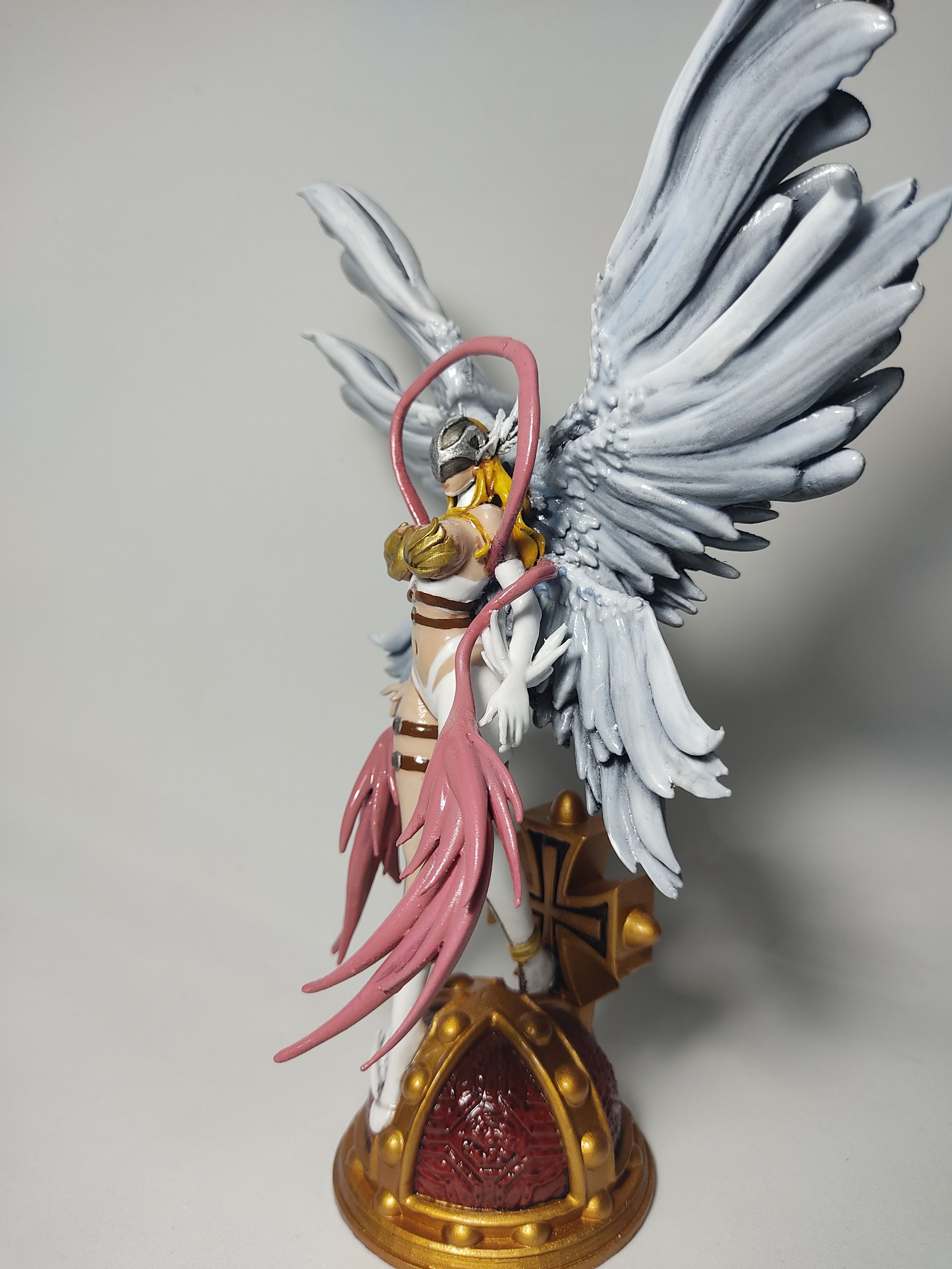 3D printable ANGEWOMON DIGIMON SEXY GIRL PRETTY ANGEL CHARACTER ANIME ...