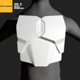 7.png 3D file The Mandalorian - Chest Plate Armour - 3D model - STL (digital download)・3D printer model to download