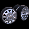 7.png STL PACK OF 10 MODELS OF DOUBLE ALUMINUM WHEELS FOR PICKUP TRUCKS