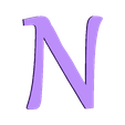 N Body.stl N Pendentif fleur