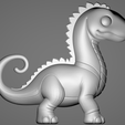 dino-titan-4.png Titanosaurus Baby - Animated STL 🦕 🌿