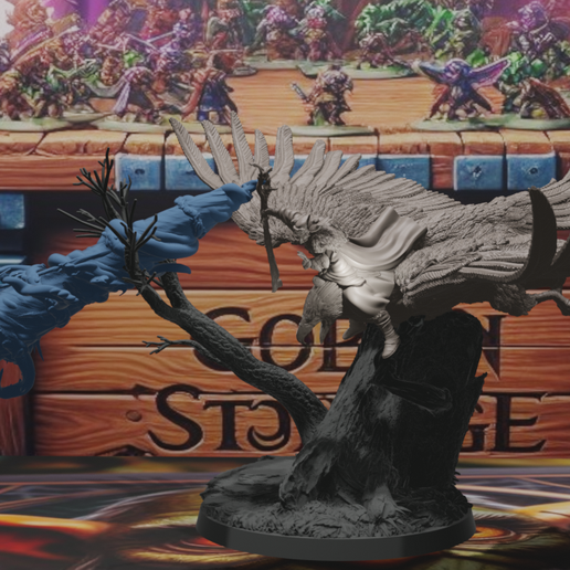 R5.png Druide auf Adler, der Ranken-Tornado wirft